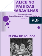 Alice No Pais Das Maravilhas Power Point-Ryzea