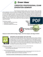 2013 LEED BD-C Accredited Professional Exam Preparation Seminar