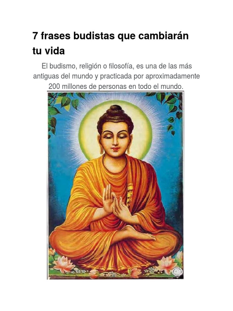 Frases Budistas para Transformar tu Vida | PDF | Sufrimiento | Mente