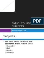 SMLC - Courses Subjects