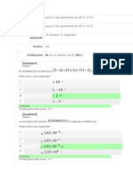 Quiz 1, Intento 1 Matematicas I