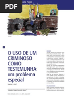 O uso de um criminoso como testemunha: um problema especial - Stephen S. Trott