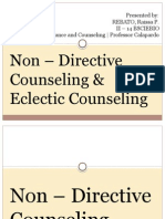 Non - Directive and Eclectic Counseling