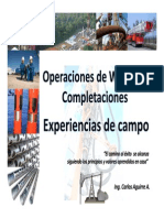 Operaciones de Workover Completaciones