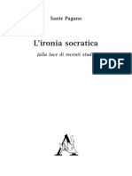 Pagano S.; L'Ironia Socratica (Indice)