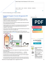 Rangkaian Pengapian Transistor Menggunakan FET IRF740