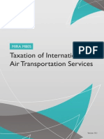 Taxation of International Air Transportation Services Website