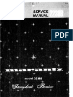 Marantz 2238B Service Manual Original