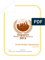 Model United Nations MUN Study Guide For WHO