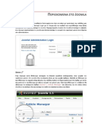 Περιεχόμενα στο Joomla, a joomla tutorial in greek