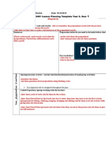 (Repeat It) : Primary EPC 2401 Lesson Planning Template Year 2, Sem