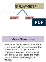 Coriolis Mass Flowmeter Thermal Mass Flowmeter