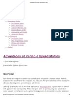 Variable Speed Motors