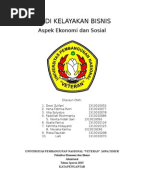 ASPEK EKONOMI & SOSIAL (studi kelayakan bisnis)