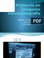 Protocolo en Imagenes Sonomamografia