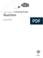 Nutrition: Your Role in Promoting Proper
