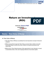 Return On Investment (ROI) : Instructor