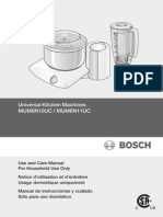 Bosch Universal Plus Owners Manual