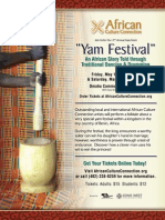 Yam Festival 16x20 Poster