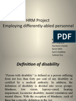 Employing Persons With Disability