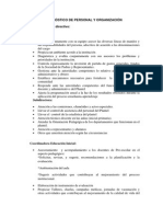 Diagnóstico de Personal y Organización