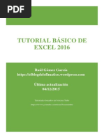 Download Tutorial Bsico de Excel 2016 by Neofenixx SN292273932 doc pdf