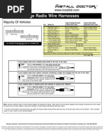 Chrysler-Dodge Radio Wire Harnesses-Wiring