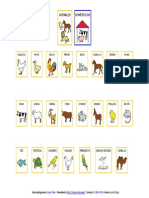 ANIMALES DOMESTICOS Vocabulario PDF