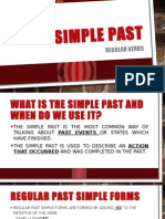 Simple Past Present Regular Verbs