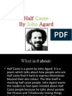 Half by Agard: Caste John