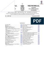 Memorial Memorial: Journal Officiel Du Grand-Duché de Luxembourg Amtsblatt Des Großherzogtums Luxemburg