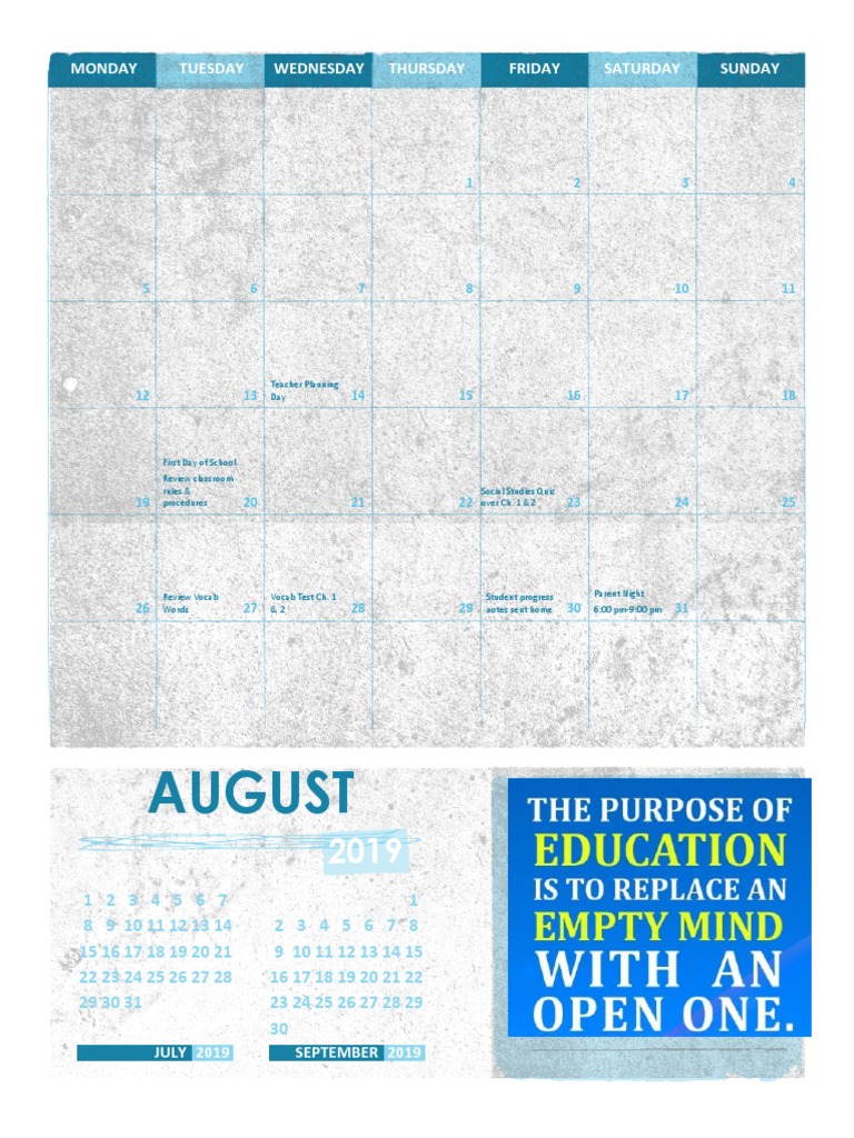 Calendar | PDF