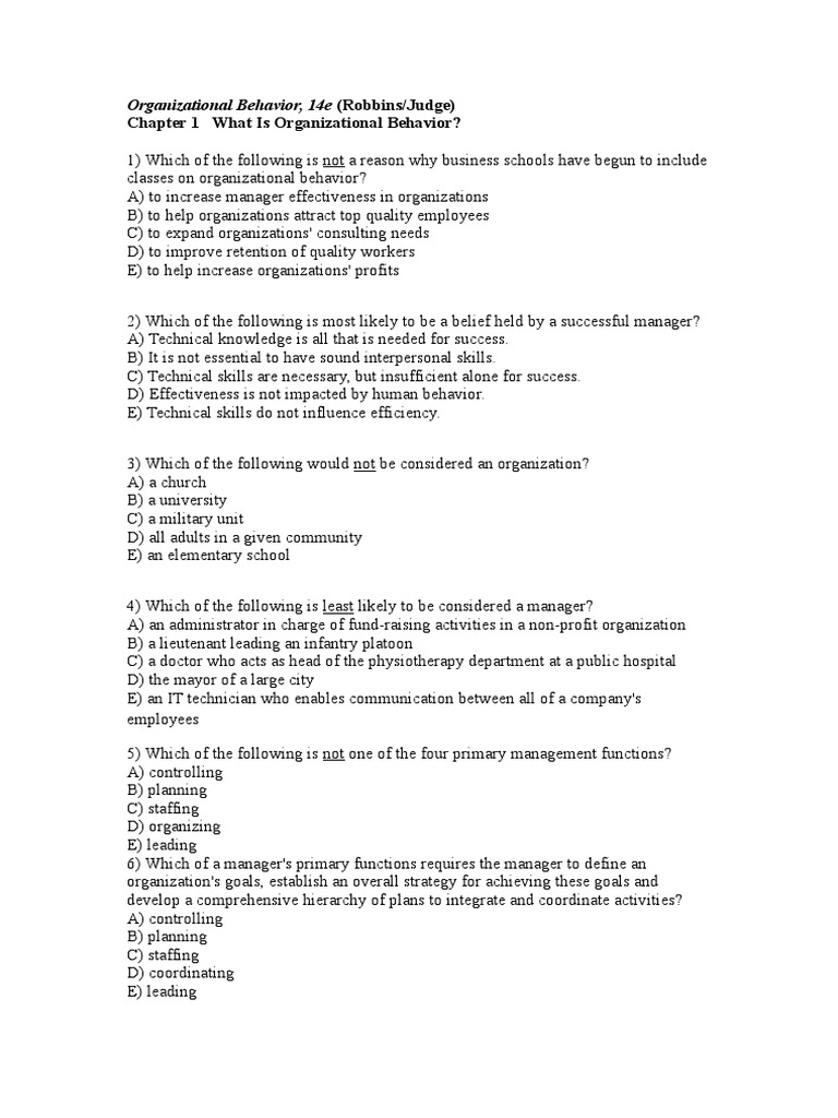 Understanding Organizational Behavior | PDF | Diversity (Business ...
