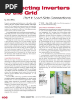 Connecting Inverters to the Grid