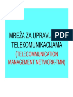 Mreža Za Upravljanje Telekomunikacijama Telekomunikacijama: Telecommunication Telecommunication Management Network-Tmn)