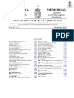 Memorial Memorial: Journal Officiel Du Grand-Duché de Luxembourg Amtsblatt Des Großherzogtums Luxemburg