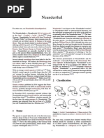 Neanderthal: 2 Classification