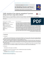 Simulation of Unsignalized T-Main PDF
