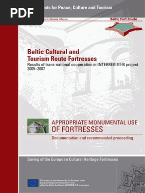 Baltic Cultural And Tourism Route Fortresses 2005 2007 1 Fortification Conservation Biology