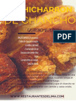 Receta Del Chicharron de Chancho