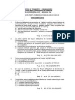 Banco de Preguntas Para Postulantes a Obtener Licencia de Conducir