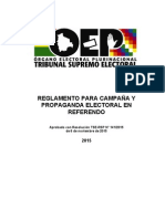 Reglamento de Campaña y propaganda Electoral CAMPAÑA Y PROPAGANDA ELECTORAL EN REFERENDO.pdf