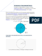 Circunferencia Trigonométrica