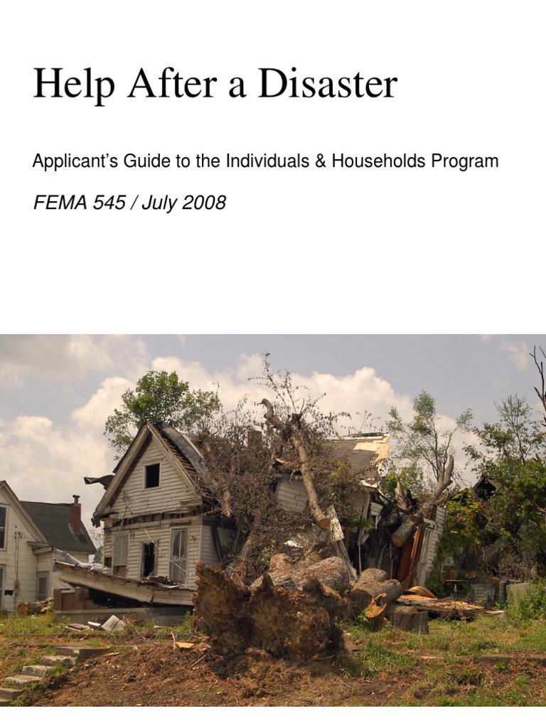 How to apply for federal disaster relief Emergency Management