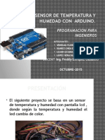 PRESENTACION - DE Tempertura y Humedad