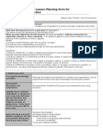 ED 345 Calvin College Lesson Planning Form For Differentiating Instruction