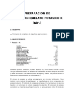 # 8 # Preparacion Triflourniquelato Potasico KNF3