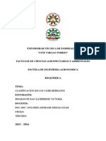 Clasificacion de Los Carbohidratos