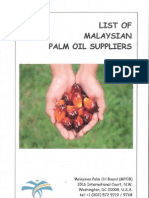 List of Oil Palm Exporters in Malaysia