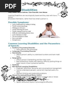 Detecting Learning Disabilities Webmd >> Learning Disability Handout Learning Disability Detecting Learning Disabilities Webmd >> Learning Disability Handout Learning Disability